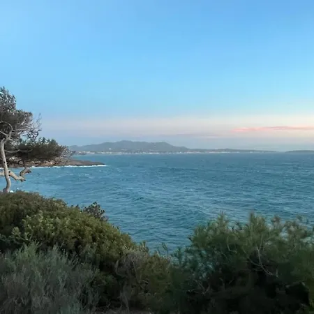 Joli T3 A 5 Mins A Pied Et Port Avec Parking 아파트 사나리쉬르메르